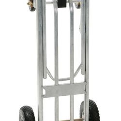 COSCO 12243ASB1E 3-in-1 Folding Series Hand Truck Platform Cart with Flat-Free Wheels, 800 lb/1000 lb Capacity, Aluminum/Black USED, WORKS PERFECTLY
