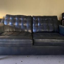 2 Black Couches For Sale 