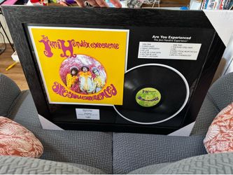 Jimi Hendrix - The Jimi Hendrix Experience Vinyl Record Framed Art Brand New
