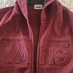 Boys vans zip up hoodie