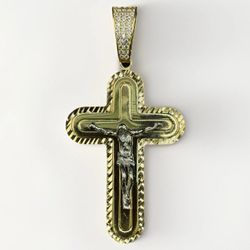 14k Gold Cross Solid Gold 