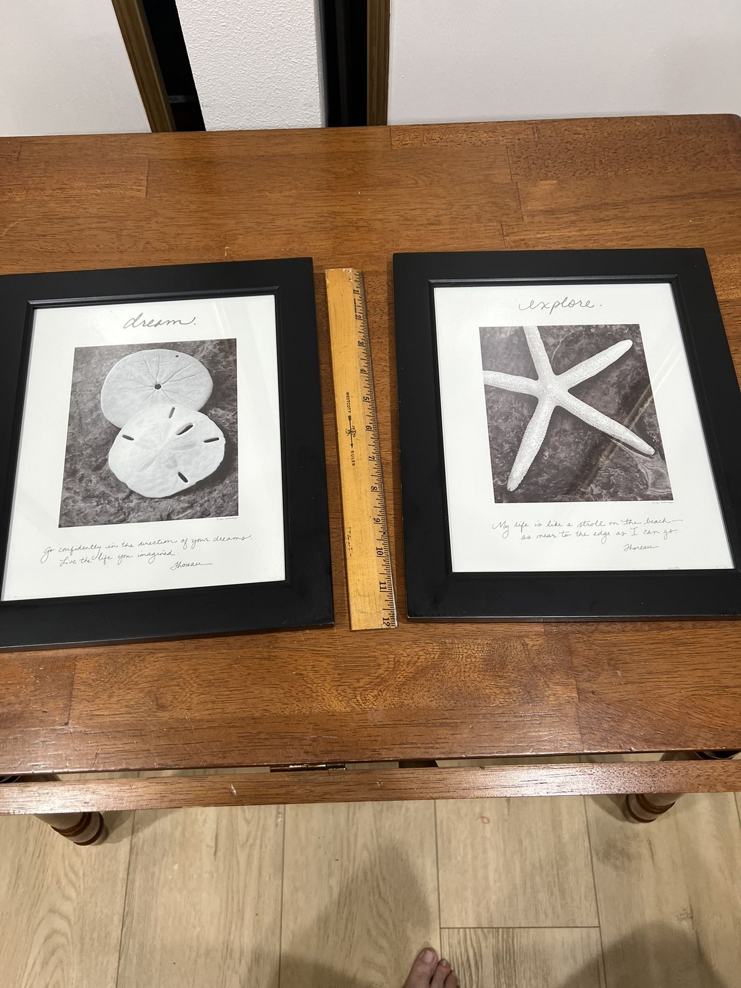 Two Framed Pictures