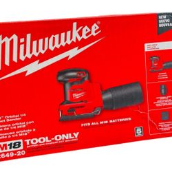 Milwaukee New 1/4” Sander M18