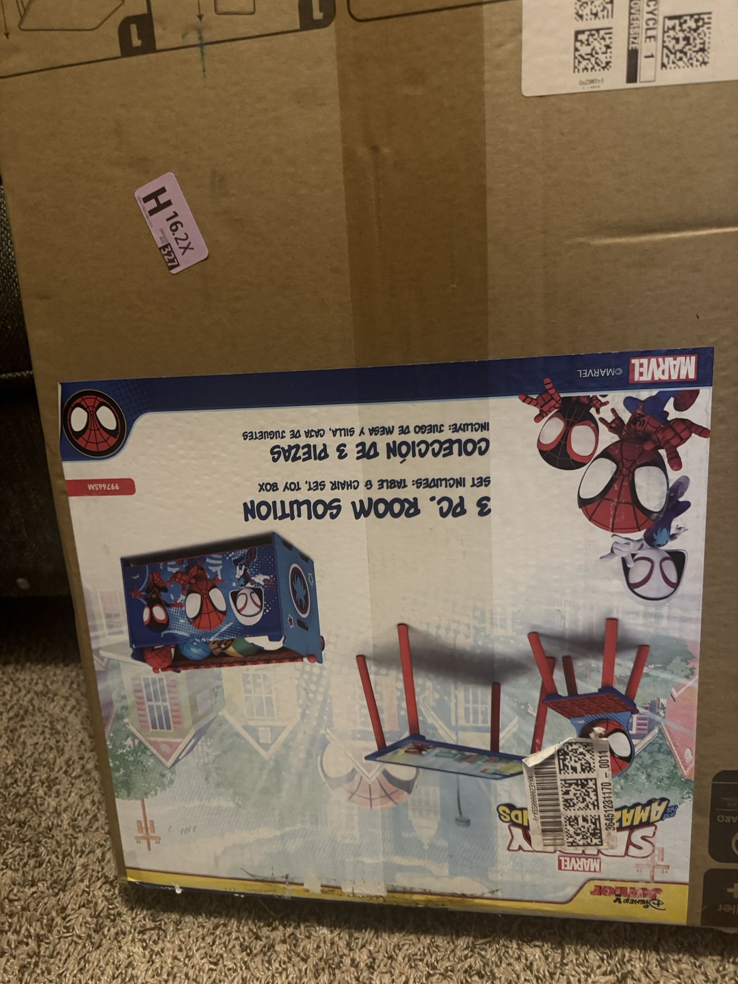 Kid Table Chair And Toy Box