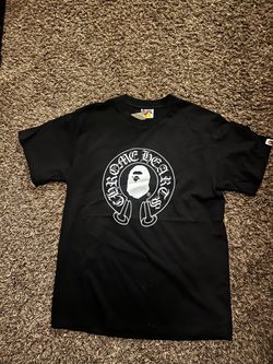 Chrome Hearts x A Bathing Ape (BAPE) Ape Head Horseshoe Tee - Black