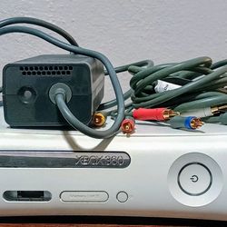 Xbox 360 Console w/ Power Cord + Hard Drive – Red Ring – AS-IS