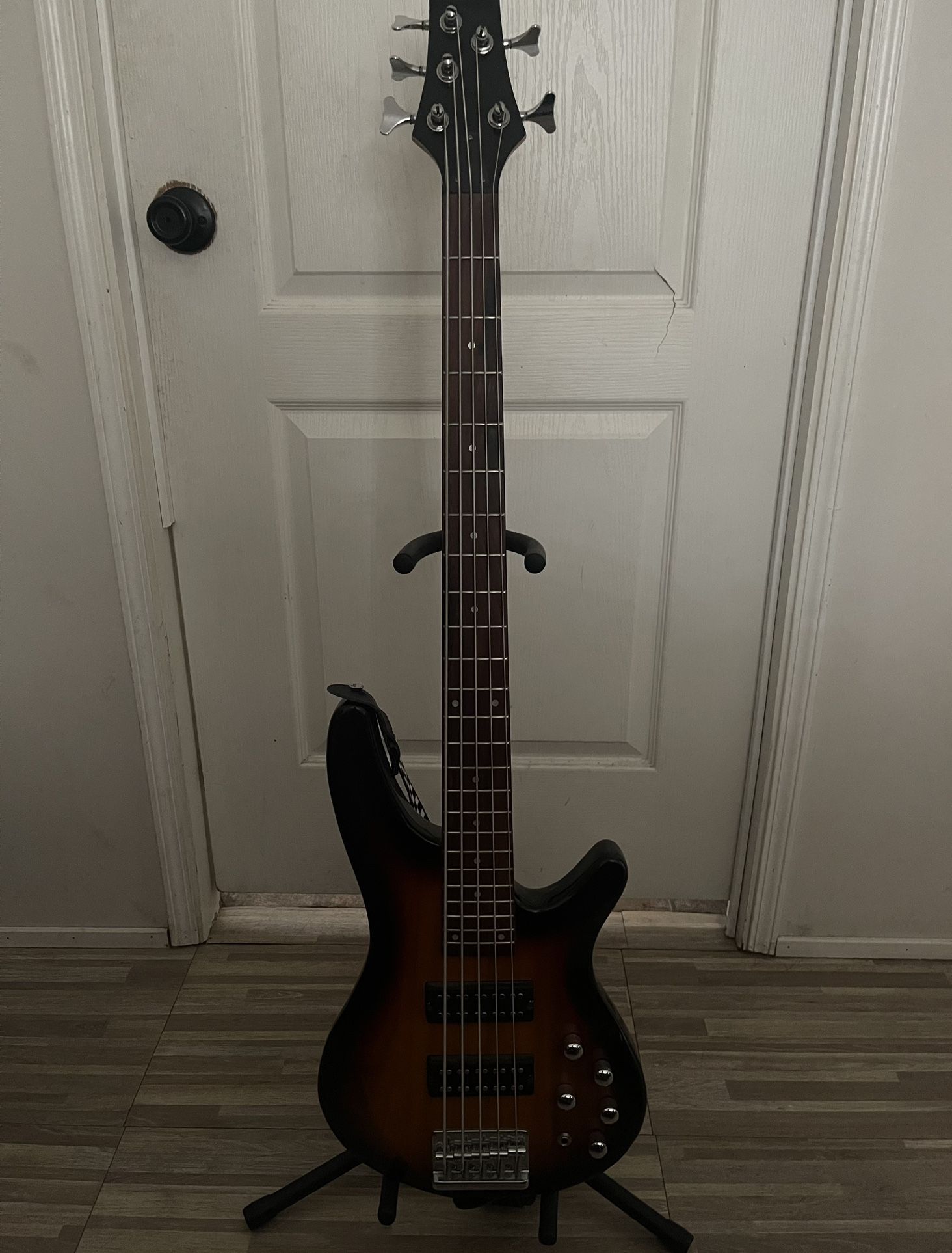 5 String Bass Sunset Polish