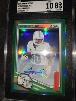 Tyreek hill green score auto /6