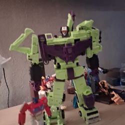 Transformers Studio series 86 Set Of 3 Constructicons, Long Haul, Scavenger, hook.