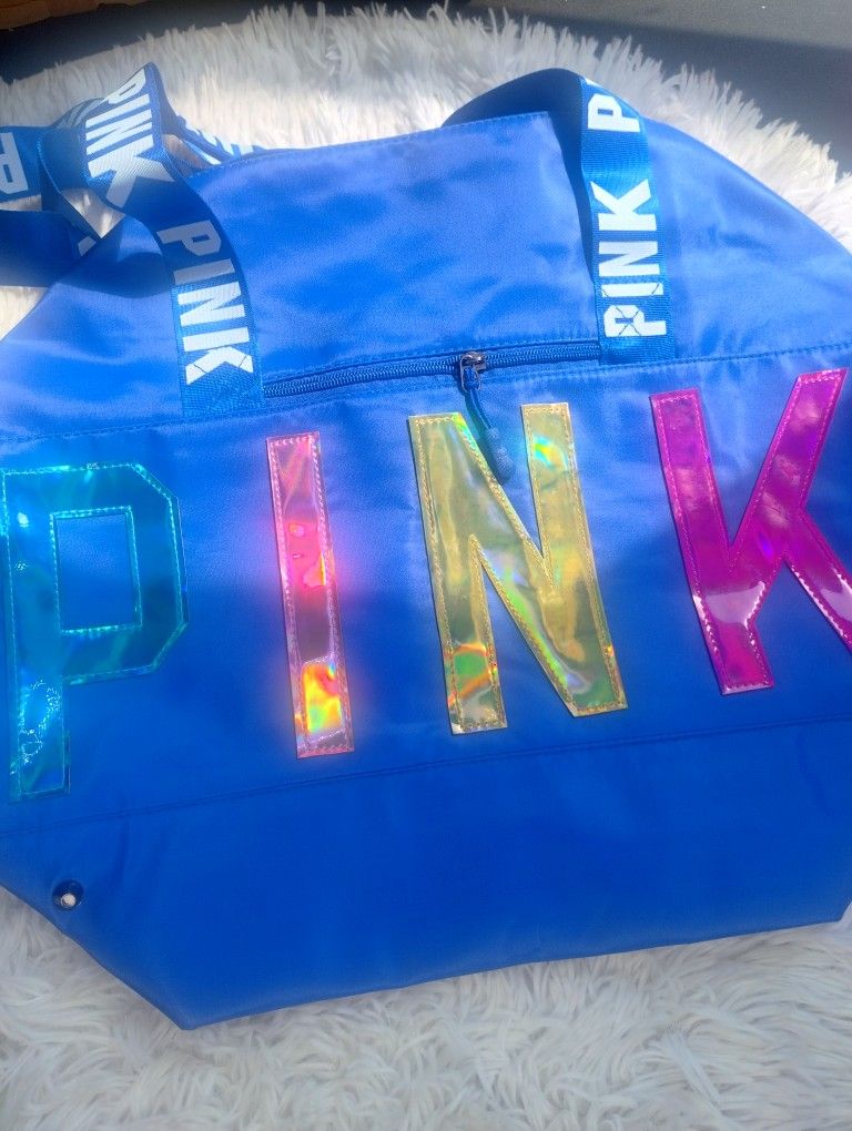 Pink Brand New Waterproof Duffle Bag Sky Blue