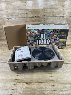 Microsoft Xbox 360 DJ Hero Turntable Controller for Xbox360 No Dongle, READ