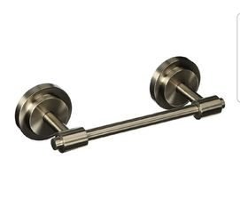 Moen DN0708BN Iso Collection Double Post Modern Pivoting Toilet Paper Holder, Brushed Nickel