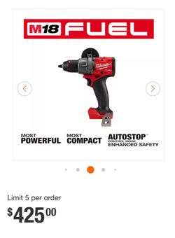 Milwaukee M18 Fuel 1/2” Hammer drill/driver kit