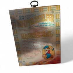 Retro Vintage Handy Man Don’t Your Self Wall Plaque 