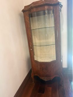 Italian Curio Display Cabinet  Made in Italy