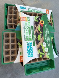 Back to the Roots 50 Cell Organic & Plantable Greenhouse Germination Kit All Purpose