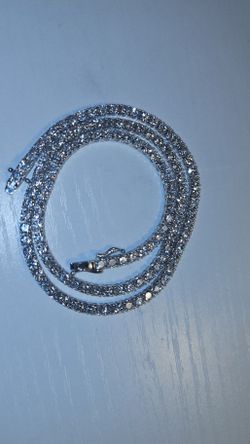​✨ Stunning Natural Diamond Graduate Tennis Necklace