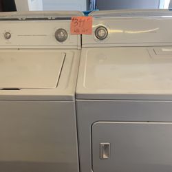 Roper Washer & Dryer Matching Set Excellent 