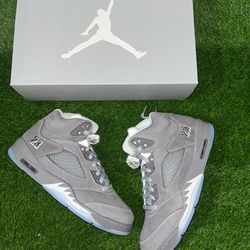 Jordan 5 wolf grey size 11.5 and 10.5