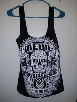 Metal militia black shirt