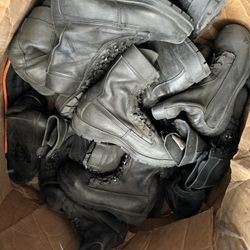 Size 10.5 Military Boots Steel Toed