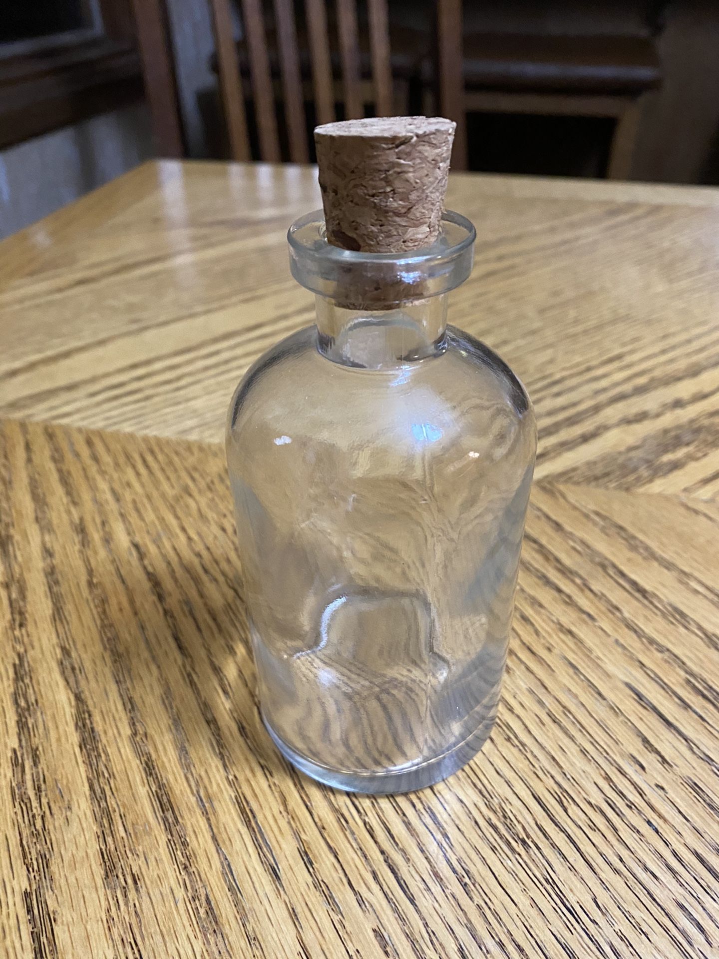 20 glass bottles with corks