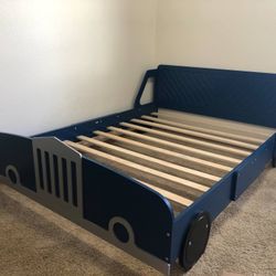 Solid Car Bed Frame Full Size 