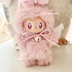 Labubu Pink Angel Wings Popmart Zimomo