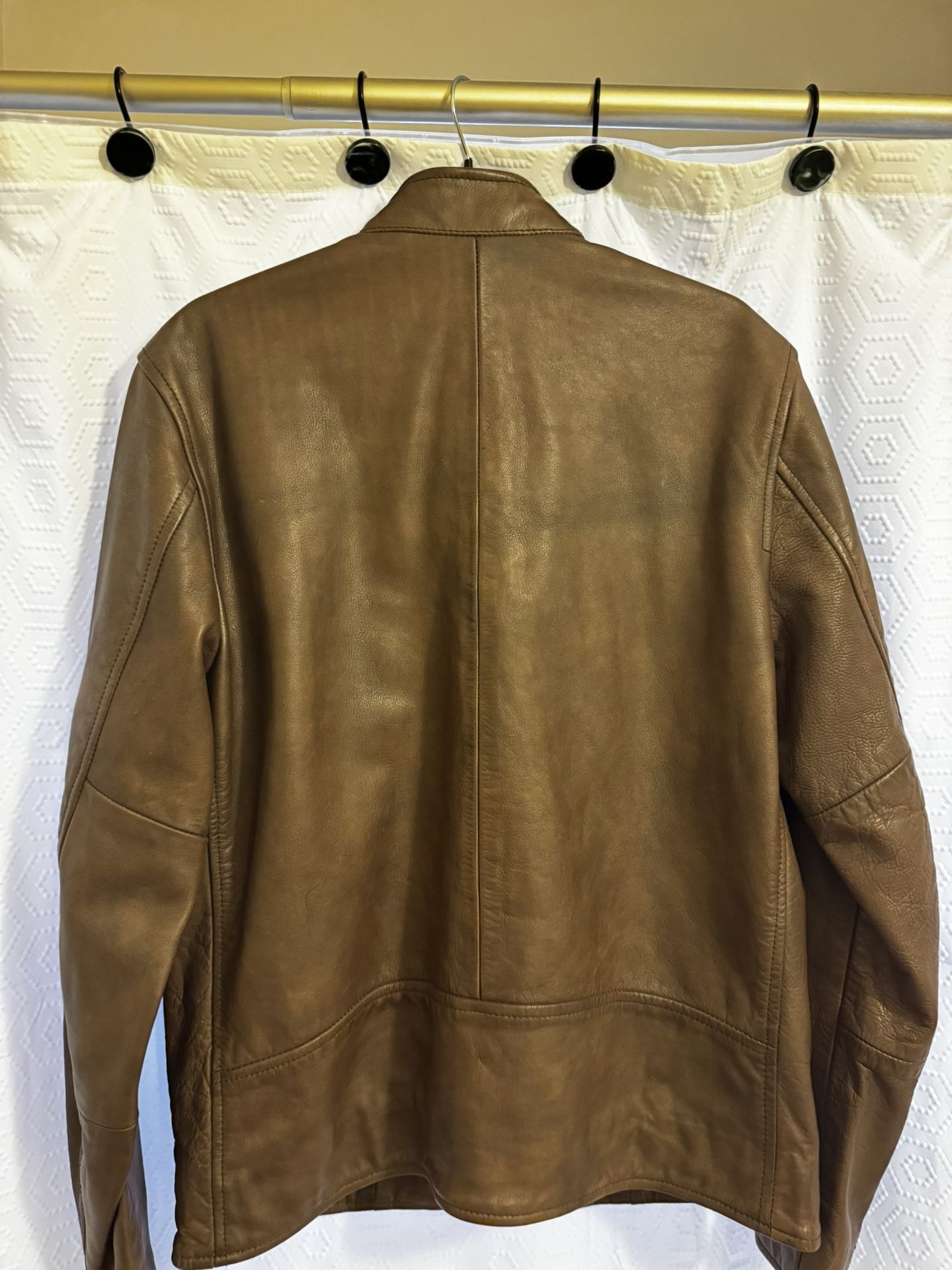 Lucky Brand Leather Jacket, Small in Men
