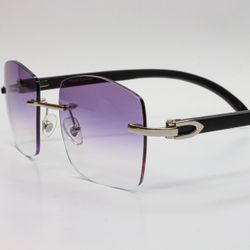 Myriad Mauve Rimless Glasses Frames Gradient ME00520