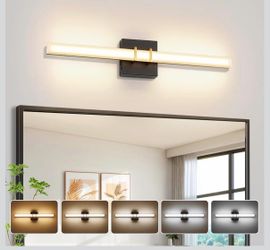 Modern Black Vanity Light Bar 24 Inch LED