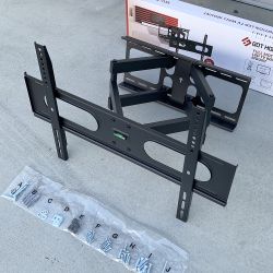 New $45 Swivel TV Wall Mount for 37-75” TVs Full Motion and Tilt Bracket VESA 600x400mm, Max 110lbs 