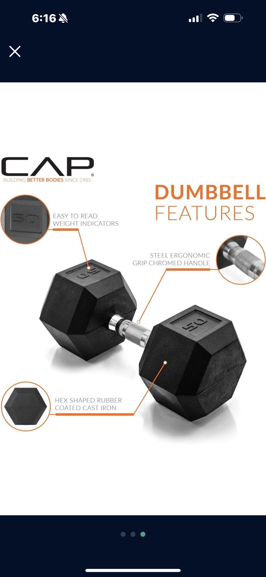 Dumbbell Set This Weekend Only 