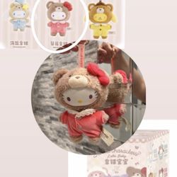 Hello Kitty Latte Baby Miniso Blind Box Plush Keychain