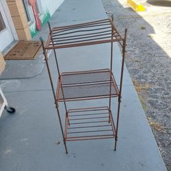 Rustic plant stand