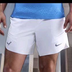 NIKE RAFA Dri-FIT ADV 7" Men's Tennis Shorts White/Indigo M DV2881-102