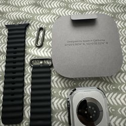 Apple Watch Ultra 3 [GPS + Cellular 49mm] Running & Multisport Smartwatch w/Rugged Titanium Case w/Black Ocean Band.