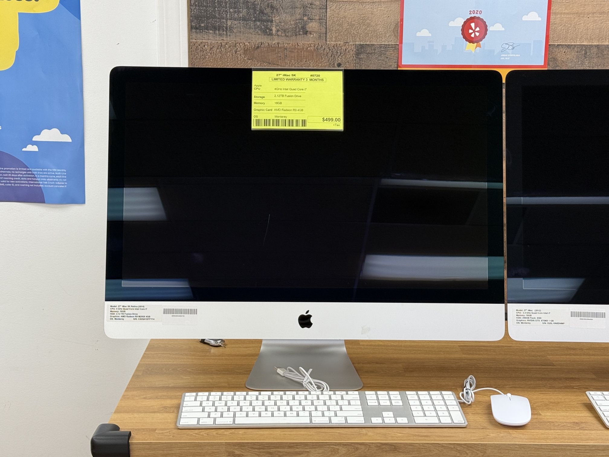 27” iMac 5K **Only $499