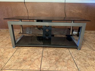 Glass TV Entertainment Center Up To 60” TV