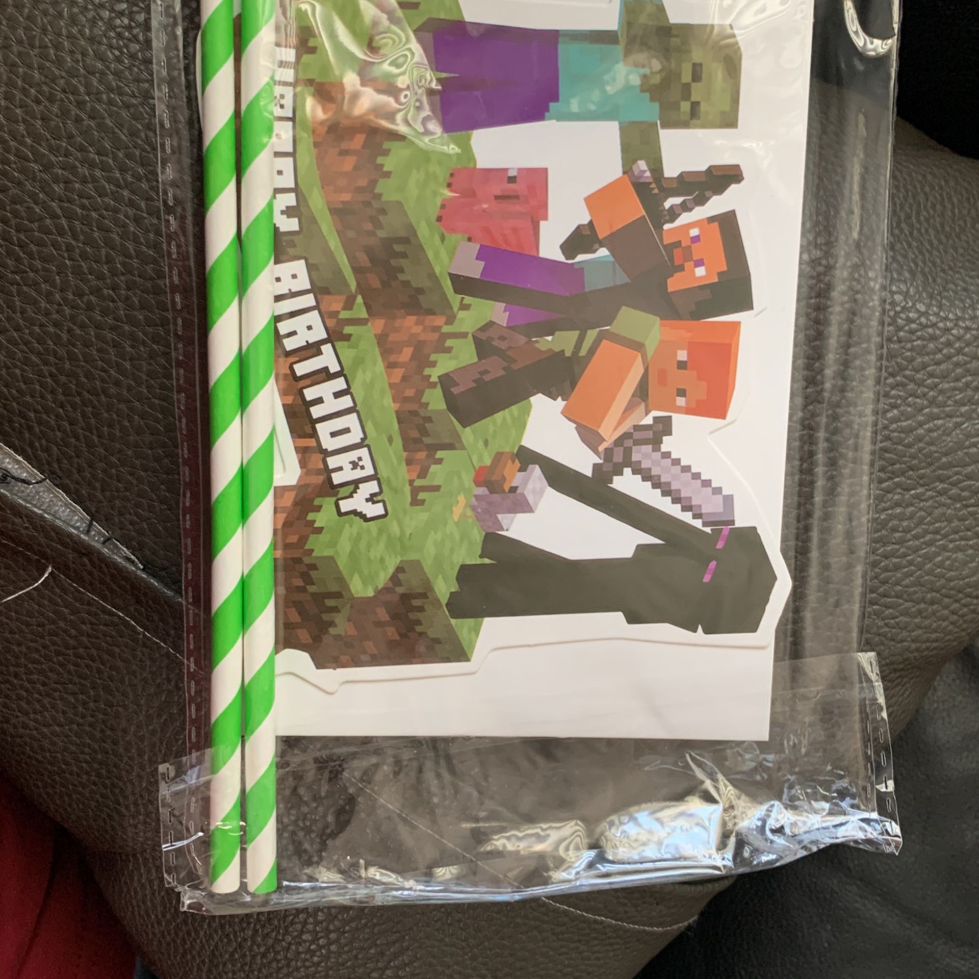Minecraft Birthday Supplies 