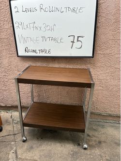 Vintage roller table