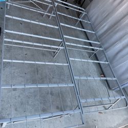 Queen Bed Frame Metal 14 Inch Foldable Queen Size Platform Bed Frames 