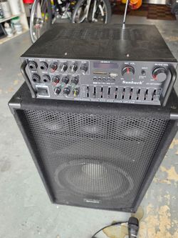 Amplifier and speakers