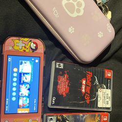 Nintendo Switch Lite With Games And Accessories 