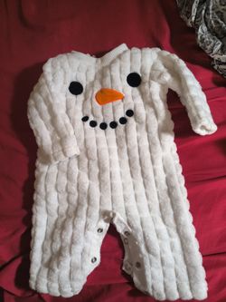 $4 NEWBORN SNOWMAN SUIT