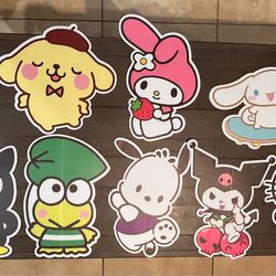 Hello Kitty and Friends Cutouts Birthday Decorations