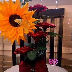 sunflower rose forever flowers