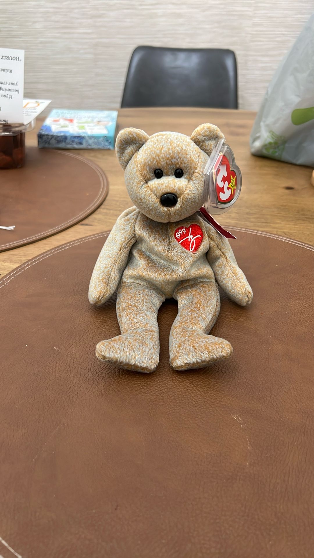 1999 signature bear Ty beanie baby rare mint original