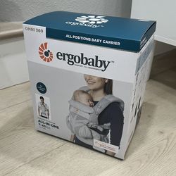 NEW Ergobaby Omni 360 Cool Air Mesh, All Position Baby Carrier Newborn to Toddler, Pearl Grey