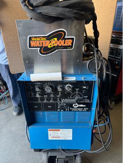 MILLER SYNCROWAVE 250 with running gear